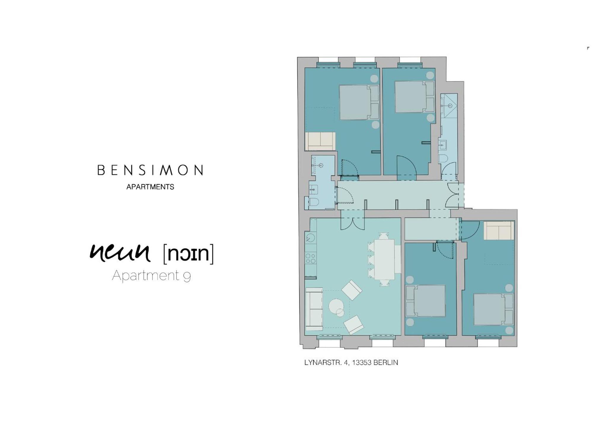 برلين Bensimon Apartments Mitte/Wedding الغرفة الصورة
