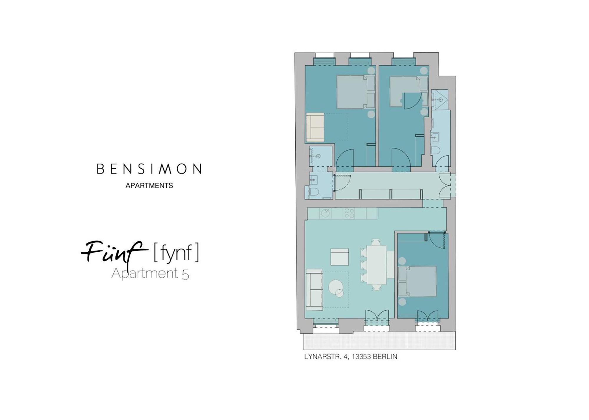 برلين Bensimon Apartments Mitte/Wedding الغرفة الصورة